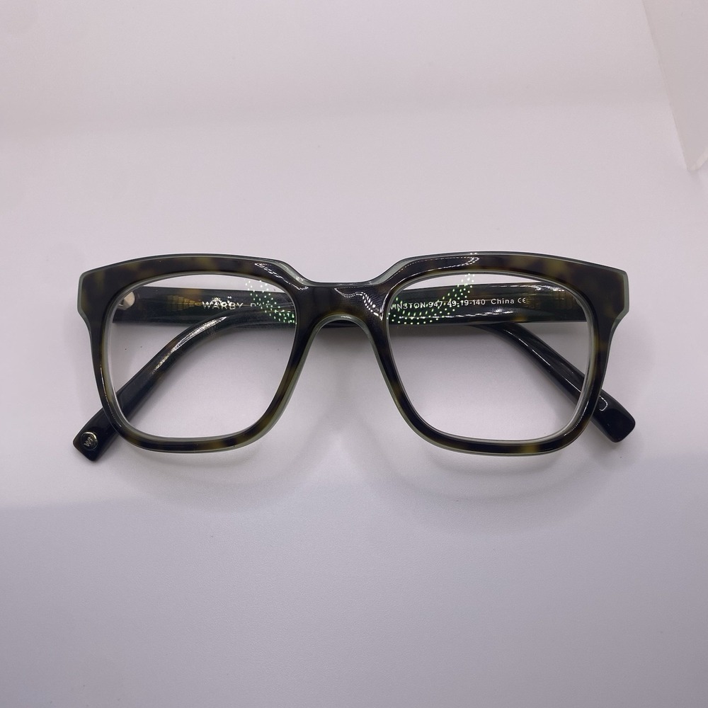 Warby Parker Eyeglasses FRAME ONLY Winston 947 49-19-140 Brown Tortoise 843